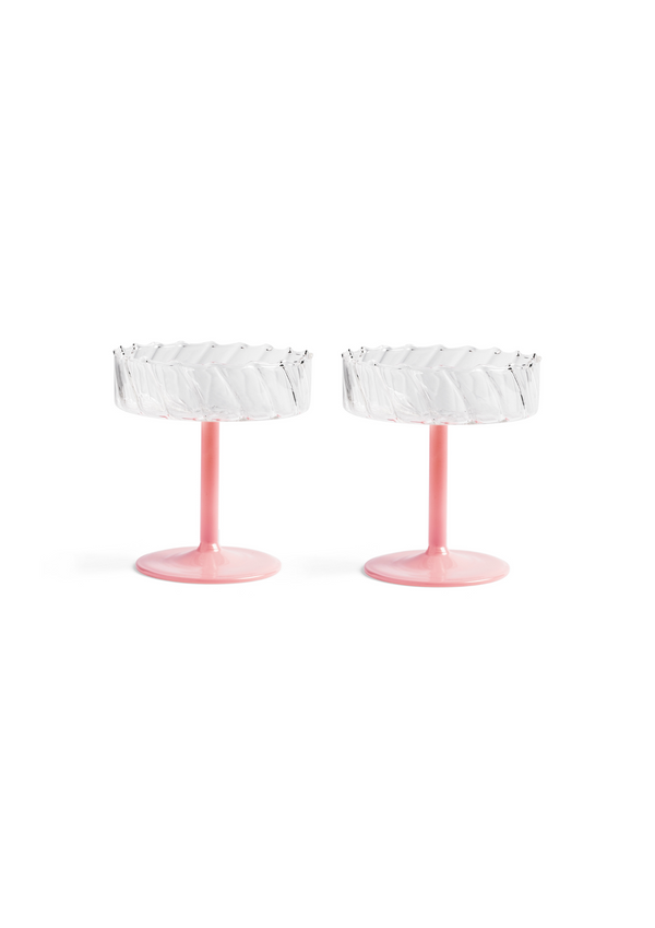 Glasses - Coupe twirl (set of two)