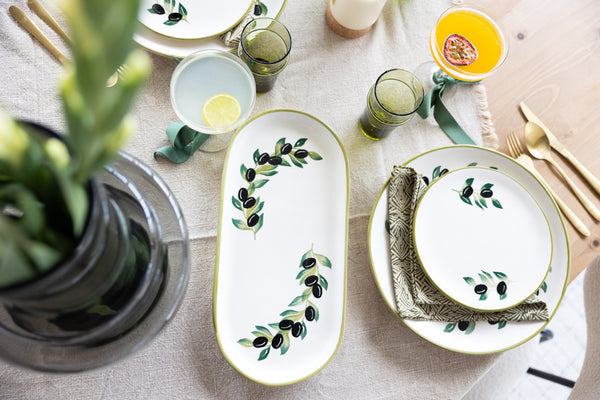 Serving plate - Olive